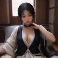 女性主编身着职业装在办公室微笑，背景为书架和电脑屏幕